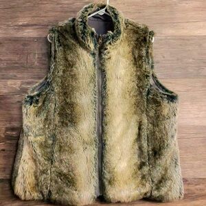 Women's Faux Animal Fur Vest